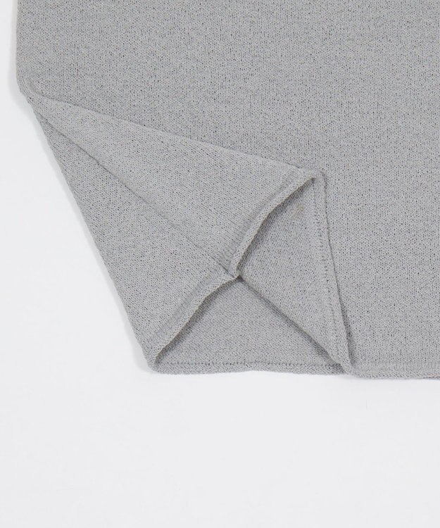 WEGO スキッパーニットポロ グレー