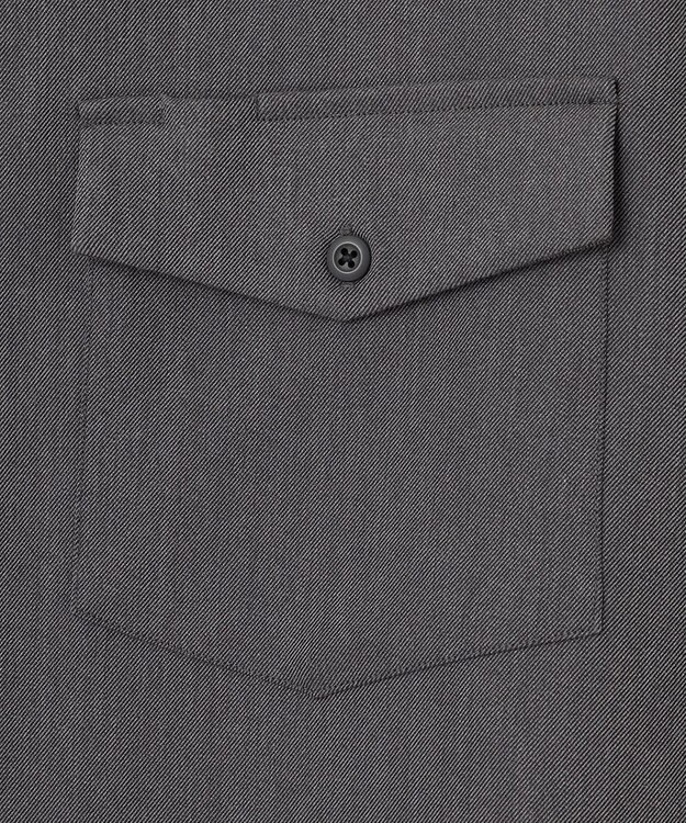 J.PRESS YORK STREET 【UNISEX】2WAY 羽織シャツ グレー系