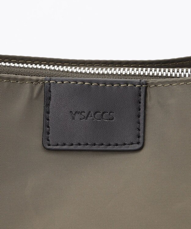 Y'SACCS スクエアすっきりトート Mサイズ カーキ