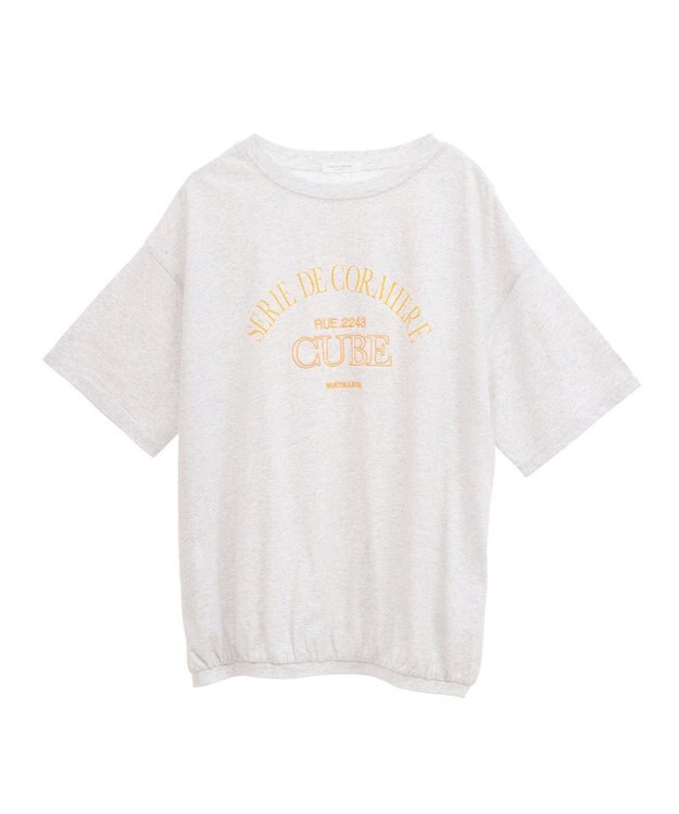 Green Parks 刺繍ロゴチュニック Oatmeal