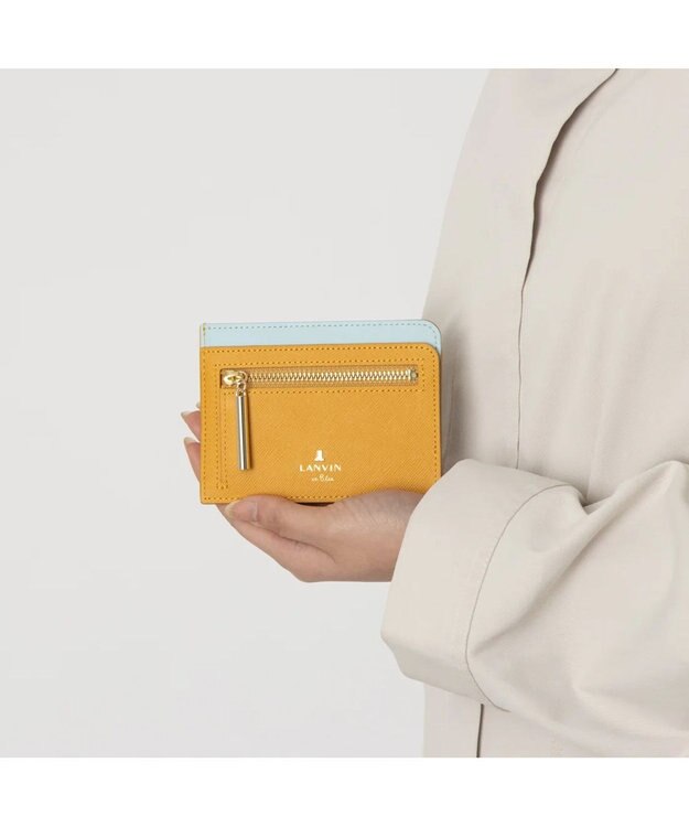 LANVIN en Bleu リュクサンブールカラー フラグメントケース マスタード