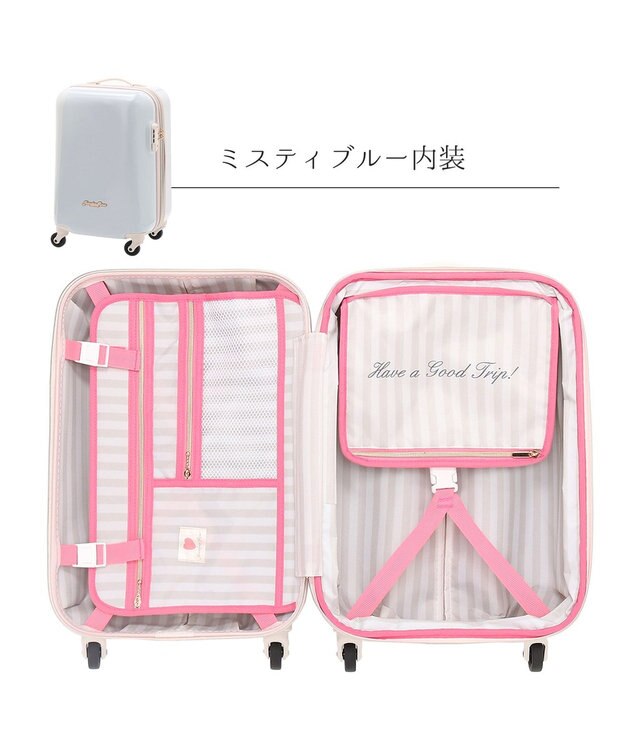 ACE BAGS & LUGGAGE Jewelna Rose キャンディポケットスーツケース 機内持ち込み 39871 ジュエルナローズ ミスティ―ブルー