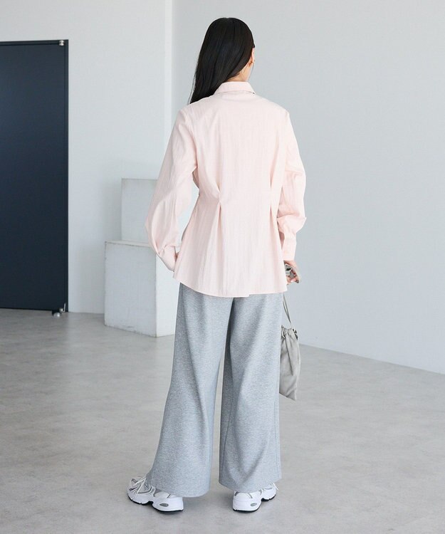 CRAFT STANDARD BOUTIQUE ダンボールニットタックパンツ Gray Mixture