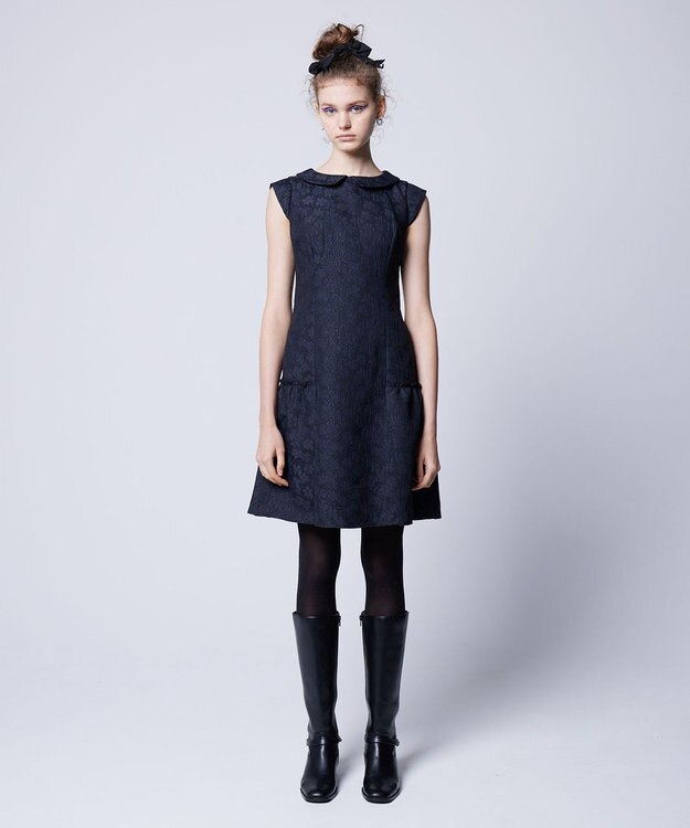 TOCCA 【消臭・洗える】FLORAL MERRY ドレス ブラック系