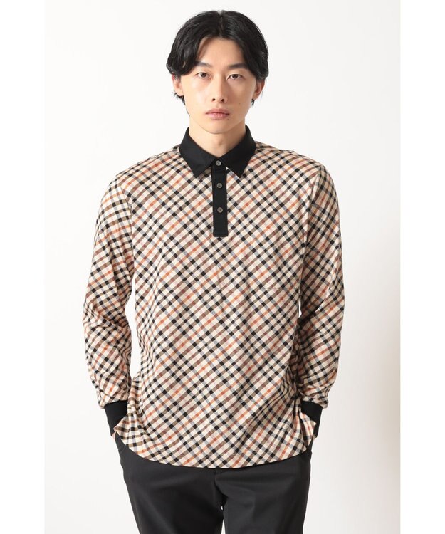 DAKS バイヤスチェック スムースポロ ハウスチェック