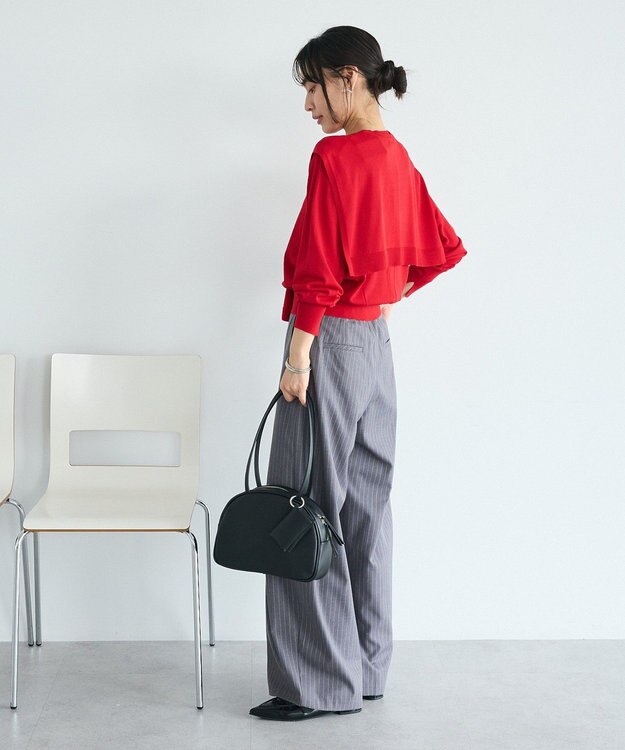 CRAFT STANDARD BOUTIQUE ニットストール+プルオーバー Red