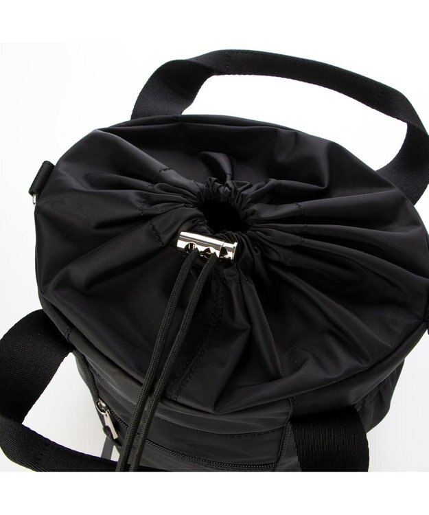 UNBILLION カシュカシュ cachecache / ドローコードナイロントートバッグ ブラック