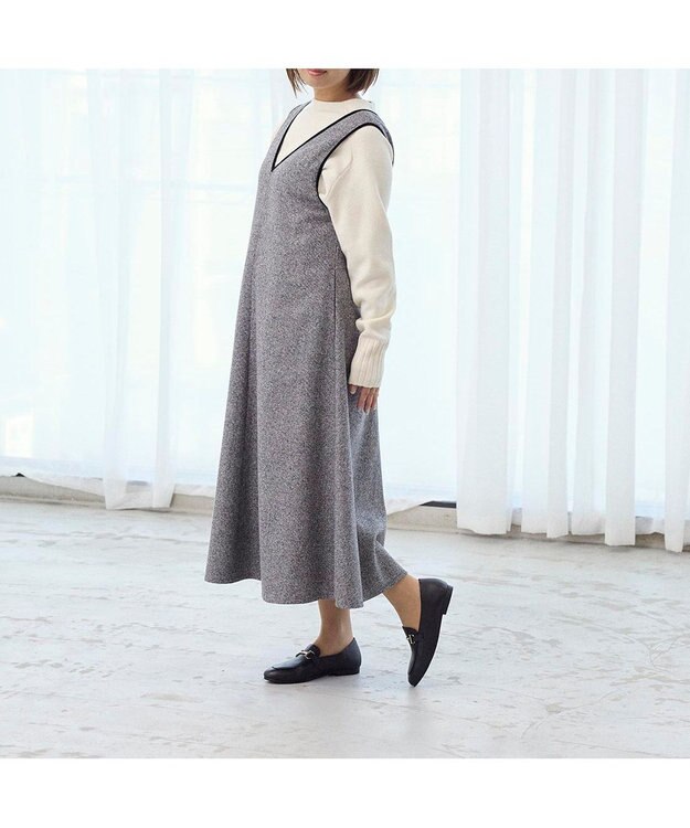 ing <ing>【WEB限定】レザービットローファー ブラック