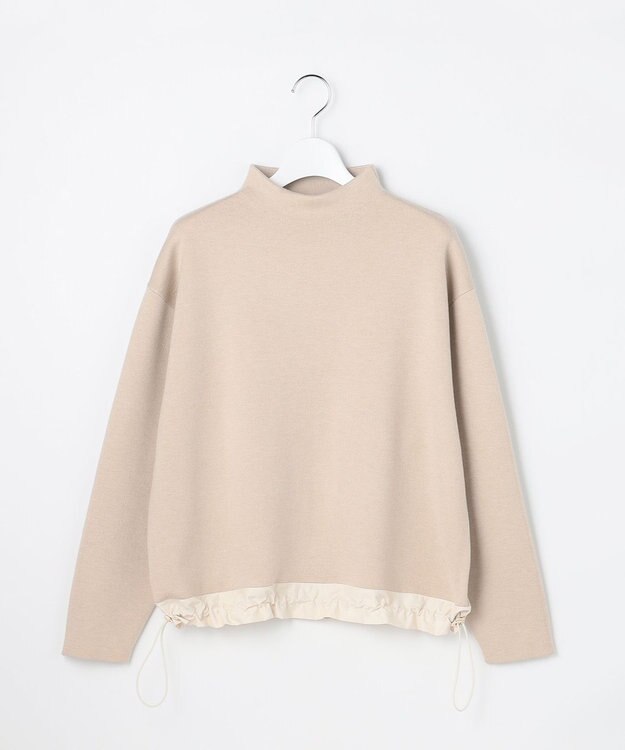 自由区 【SHIHOさん着用】スムージードローコード ニット ベージュ