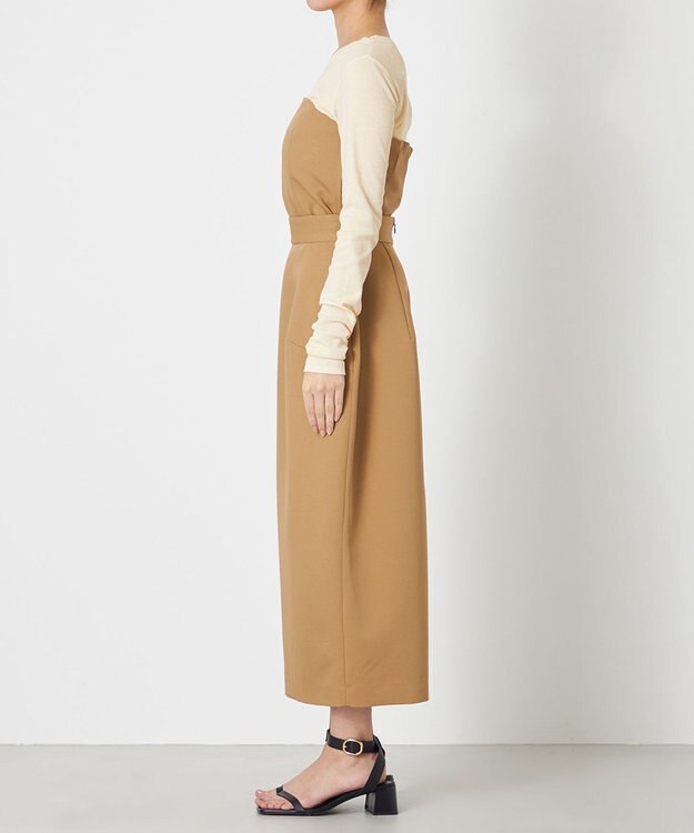 NAVE 【Nave・セットアップ可/洗える/吸水速乾】ドライチノ スカート キャメル系