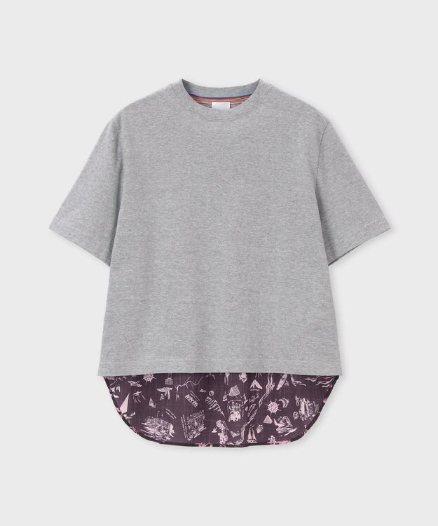 Paul Smith Travel Stories コンビ 半袖カットソー グレー