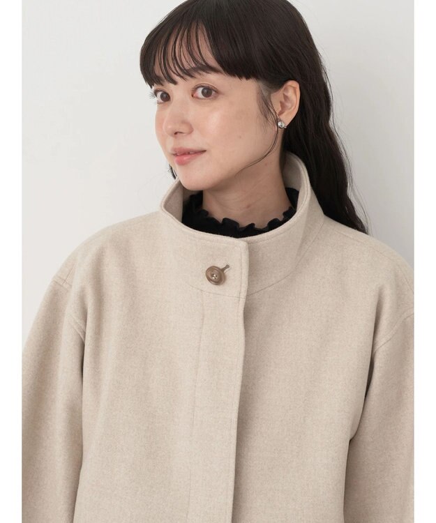 earth music&ecology マルチｗａｙコート Light Beige