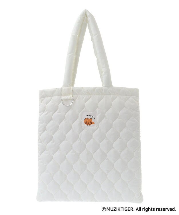 Green Parks ムジークタイガー/カラーキルトトートBAG Off White