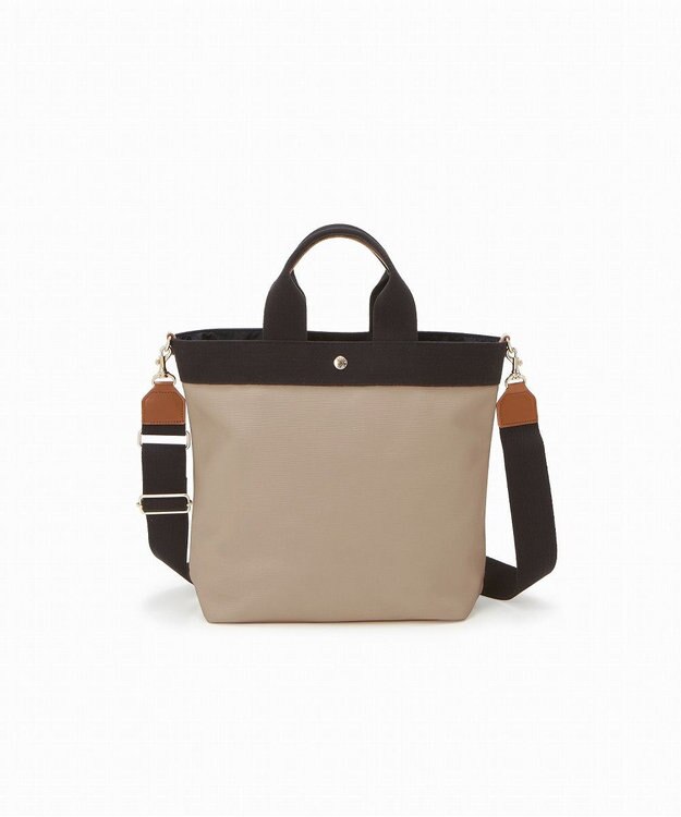 TOPKAPI 【Breath TOPKAPI】RIPPLE リプル ファスナー付 縦型 2way トートバッグL トープ