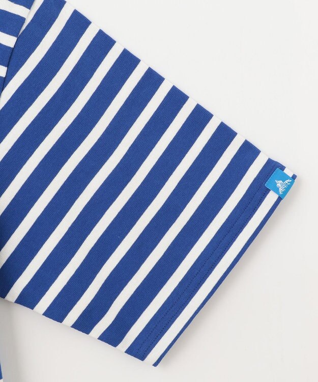 SHARE PARK MENS 【UNISEX】UVカット ボーダーロゴTシャツ ブルー