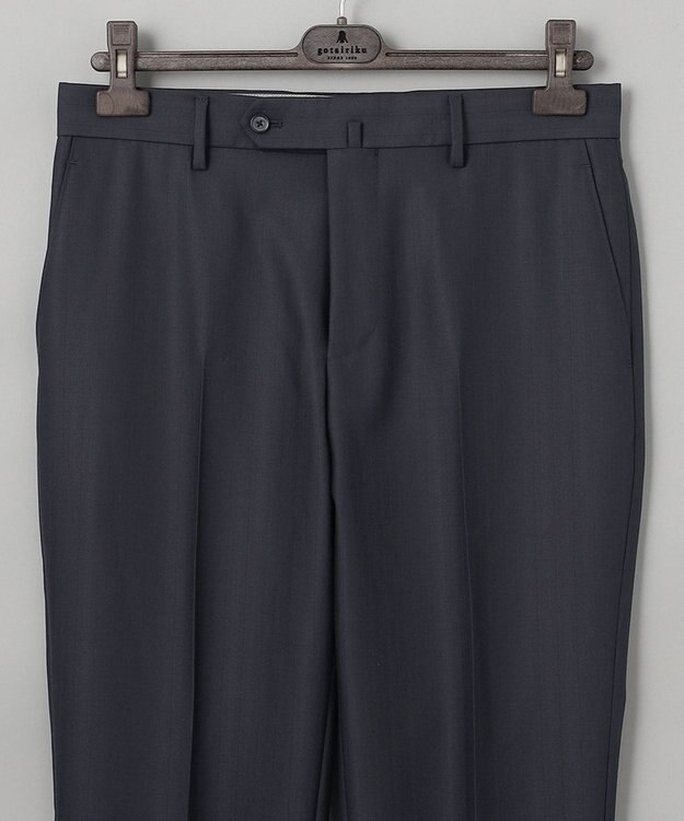 GOTAIRIKU 希少/五大陸限定【御幸毛織】コンパクトヤーン×SUPER120'sWOOL　グレー（ペーパープレス加工） グレー系1