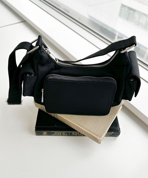 WEGO ポケットデザインショルダー ブラックその他