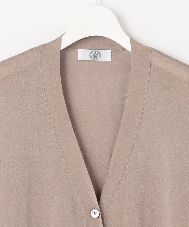 J.PRESS LADIES S 【WEB限定カラーあり・洗える】SILKY RAYON STRETCH カーディガン モカ系