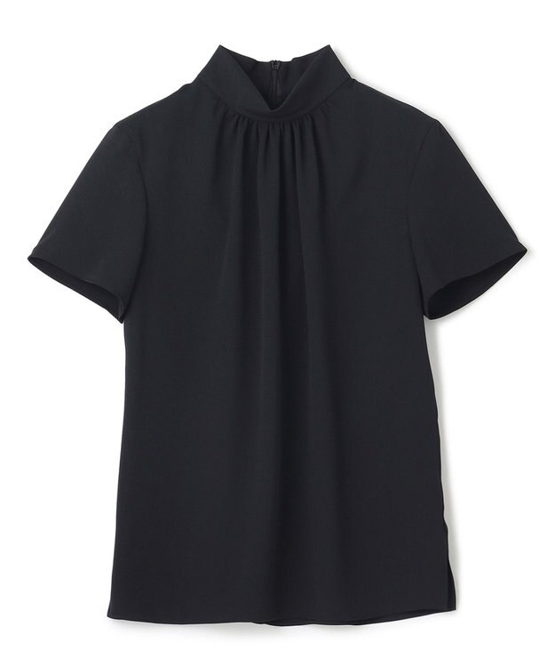 BEIGE， EVA / ハイネックブラウス Black