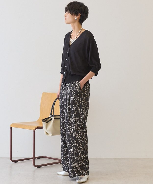 AMERICAN HOLIC アソート柄パンツ Black