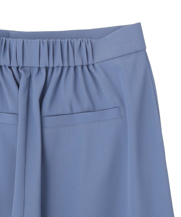YECCA VECCA 【接触冷感】COOLスリットワイドパンツ Blue