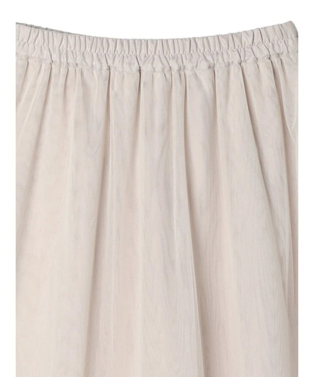 earth music&ecology ティアードチュールスカート Ivory