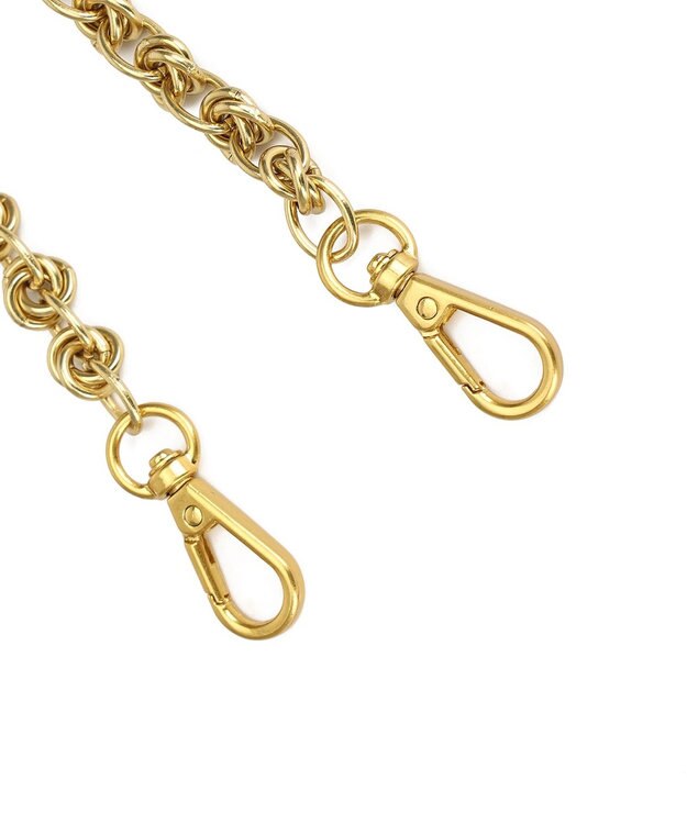 style code 【VerdeVari/ヴェルデヴァリ】コインパーツ付チェーンショルダーベルト KNOT CHAIN