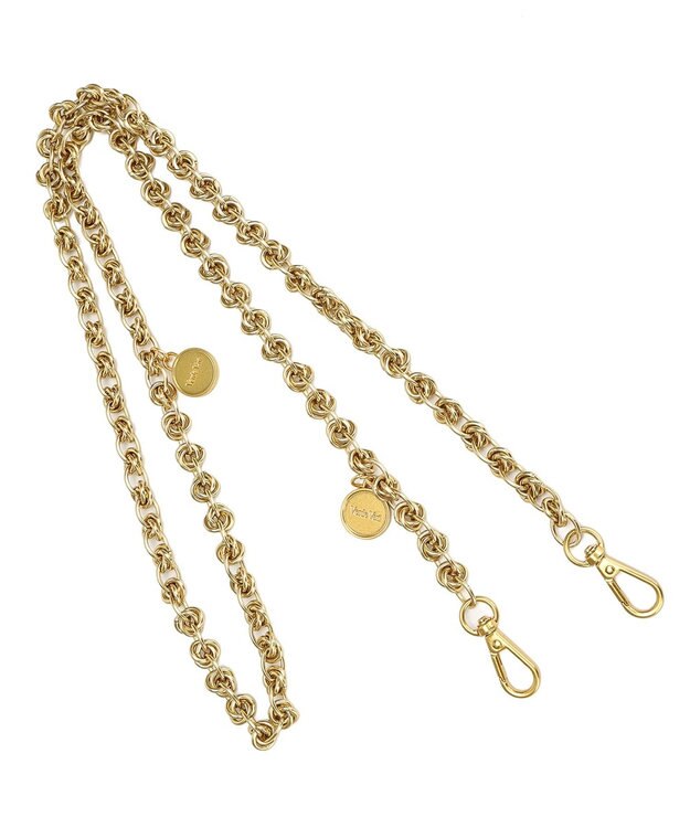 style code 【VerdeVari/ヴェルデヴァリ】コインパーツ付チェーンショルダーベルト KNOT CHAIN