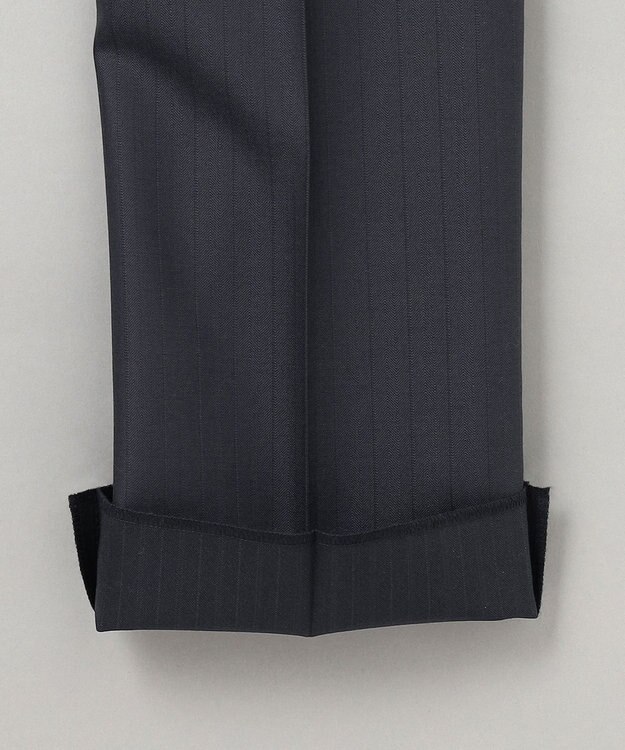 GOTAIRIKU 希少/五大陸限定【御幸毛織】コンパクトヤーン×SUPER120'sWOOL　グレー（ペーパープレス加工） グレー系1