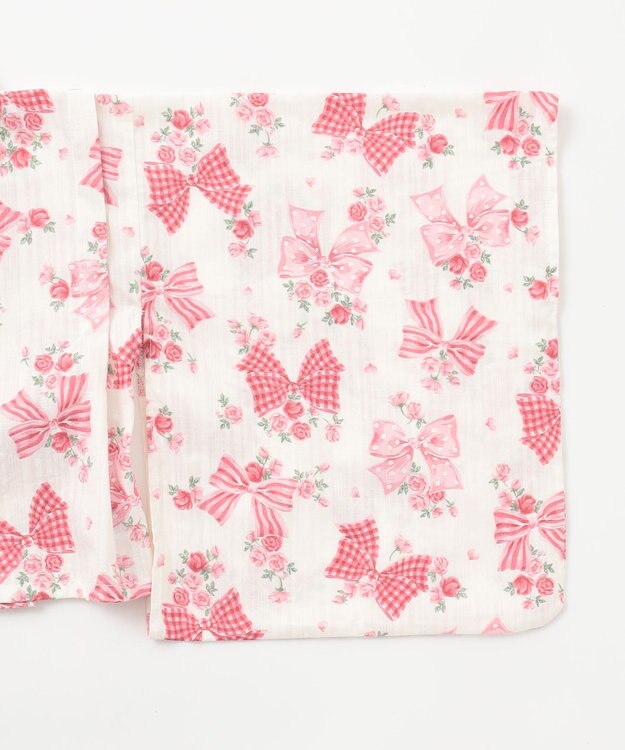 ANY KIDS 3WAY ロング丈 浴衣 セット リボン総柄