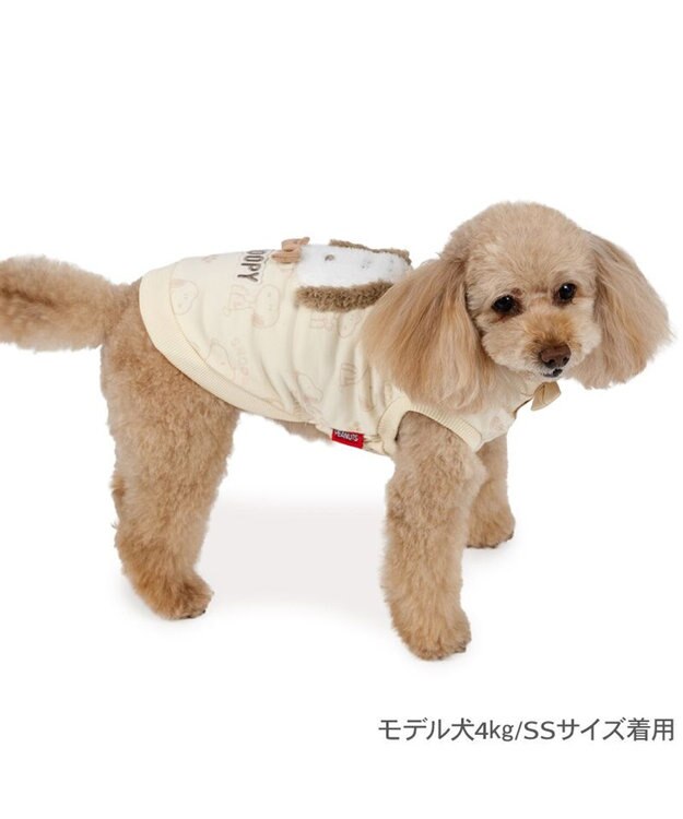 PET PARADISE スヌーピー 淡色トレーナー 《ベージュ》 小型犬 ベージュ