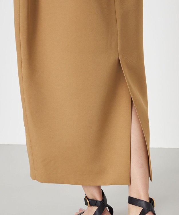 NAVE 【Nave・セットアップ可/洗える/吸水速乾】ドライチノ スカート キャメル系