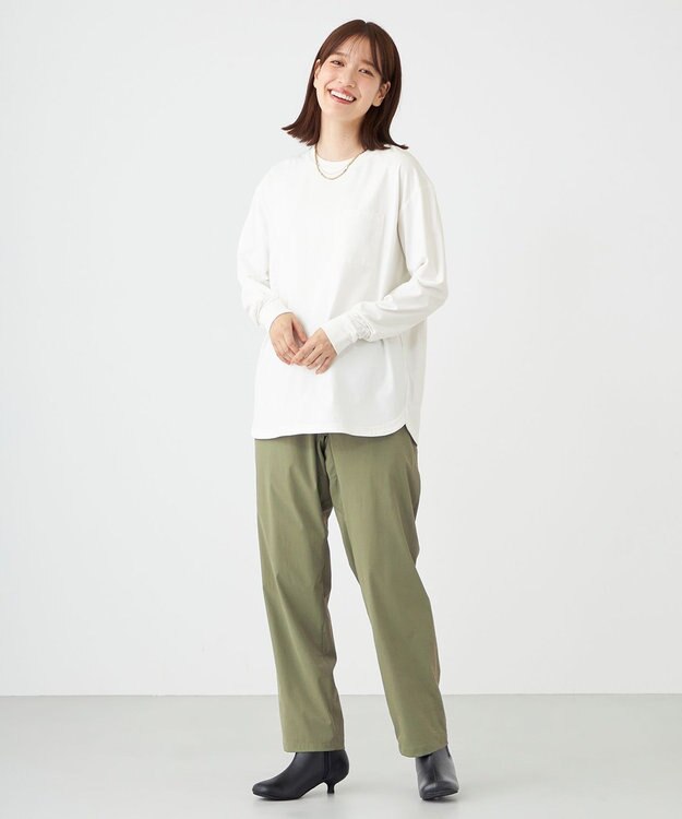 SHARE PARK LADIES 【UNISEX】UVカット アートコラボロングTシャツ〈Hammock〉（S・Mサイズ） ホワイト