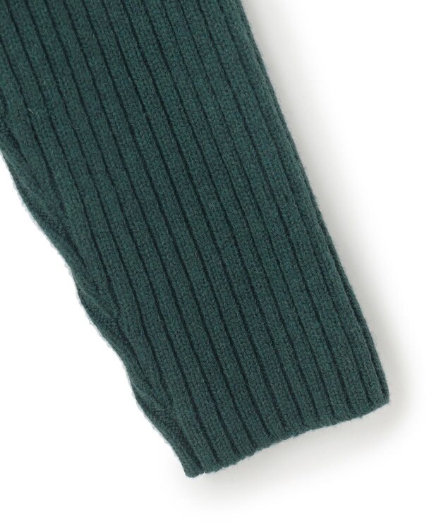 23区 【Oggi2月号掲載/洗える】カシミヤブレンド クロップド ニット グリーン系