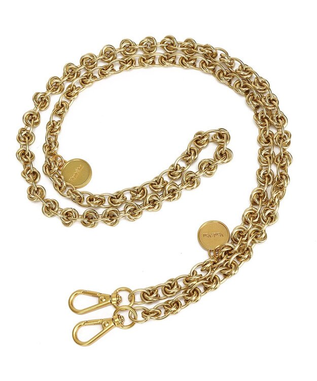 style code 【VerdeVari/ヴェルデヴァリ】コインパーツ付チェーンショルダーベルト KNOT CHAIN