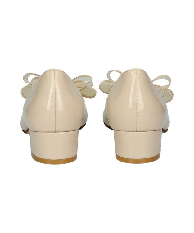 Bridget Birkin 【Bridget Birkin】2wayビジューリボンカットパンプス アイボリーエナメル