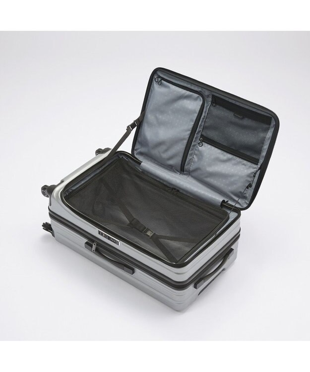 ACE BAGS & LUGGAGE Proteca フレスターEX スーツケース 日本製 76/89L エキスパンド フロントオープン 01553 プロテカ シルバーヘアライン