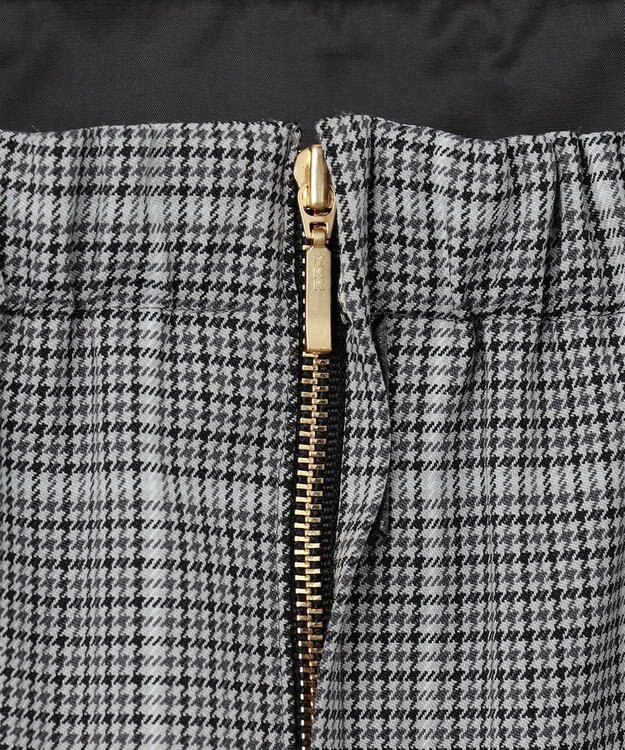 23区 L 【洗える】ガンクラブプレイドチェック ワンピース グレーチェック