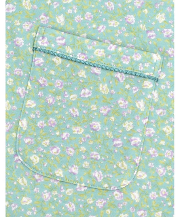 Wing パジャマ 長袖 長ズボン 綿100％(肌側) ふんわりやわらか素材 保温性 ゆったりシルエット 前開きタイプ  丸首 レディース EP5066 ウイング／ワコール メロン