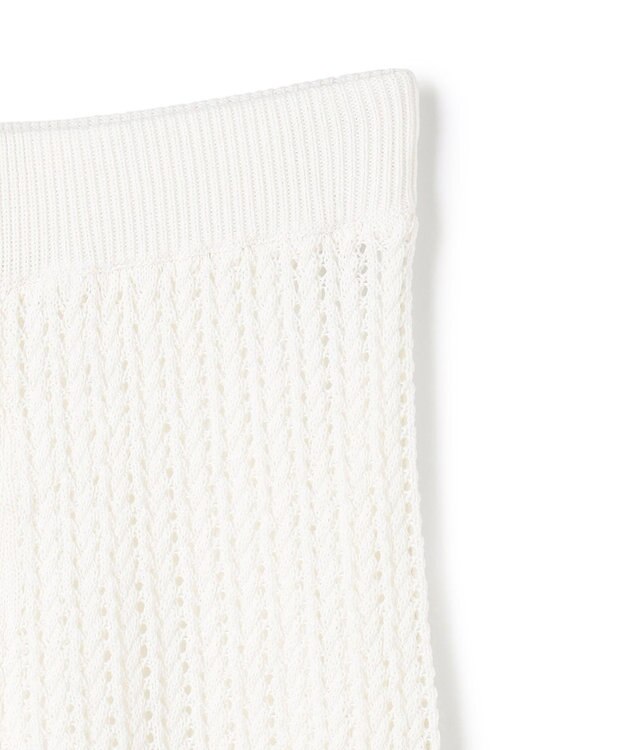 uncrave シースルーケーブルニット パンツ オフ