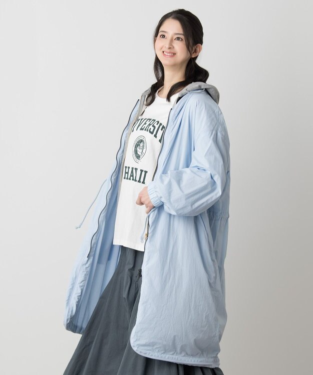 ONWARD Reuse Park 【23区】コート春夏 ブルー