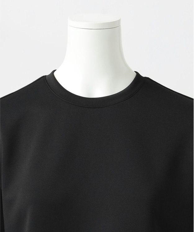 23区 L 【R(アール)】スキューバ ペプラムブラウス ブラック系