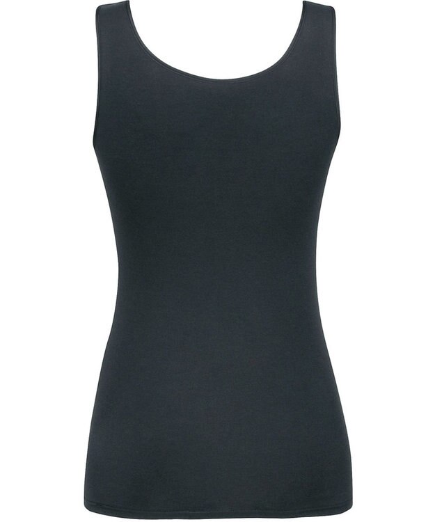 WACOAL インナー 綿100％(身生地) オーガニックコットンを使用 ムレにくい ノースリーブ タンクトップ レディース CLB629 /ワコール ブラック
