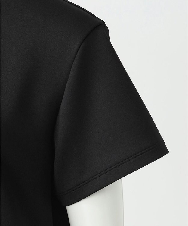 23区 L 【R(アール)】スキューバ ペプラムブラウス ブラック系