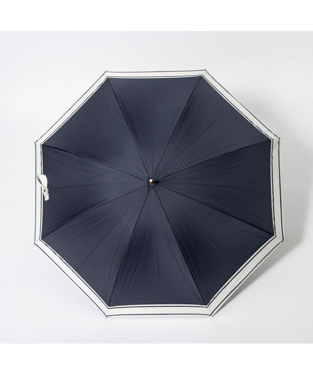UNBILLION cache nez / 切り替えダブルラインショートパラソル ネイビー