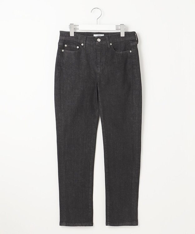 J.PRESS LADIES L 【洗える】BASIC STRETCH DENIM スキニー パンツ ブラック系