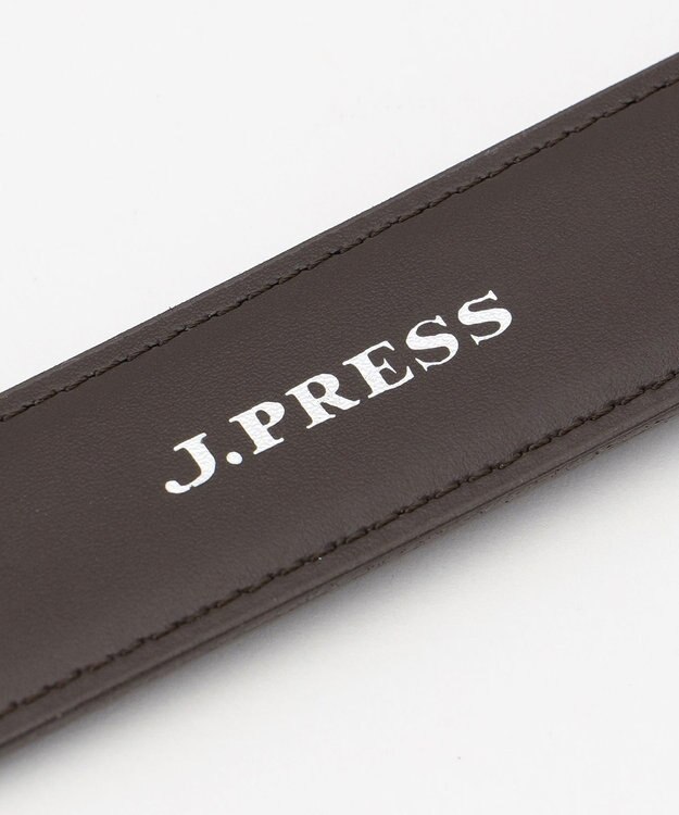 J.PRESS MEN 【J.PRESS BASIC】シボレザー ベルト ダークブラウン系