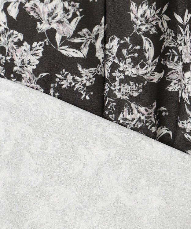 ANY SIS S 【2SET】クロップドニットセット ワンピース ブラック×アイボリー