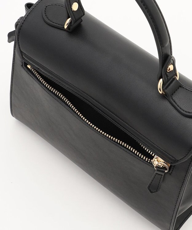 J.PRESS LADIES 【2way】フラップノーブル バッグ ブラック系