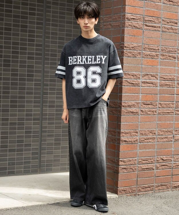 WEGO 【ユニセックス着用ITEM/MLサイズ展開】ナンバリングT（SS） ブラック